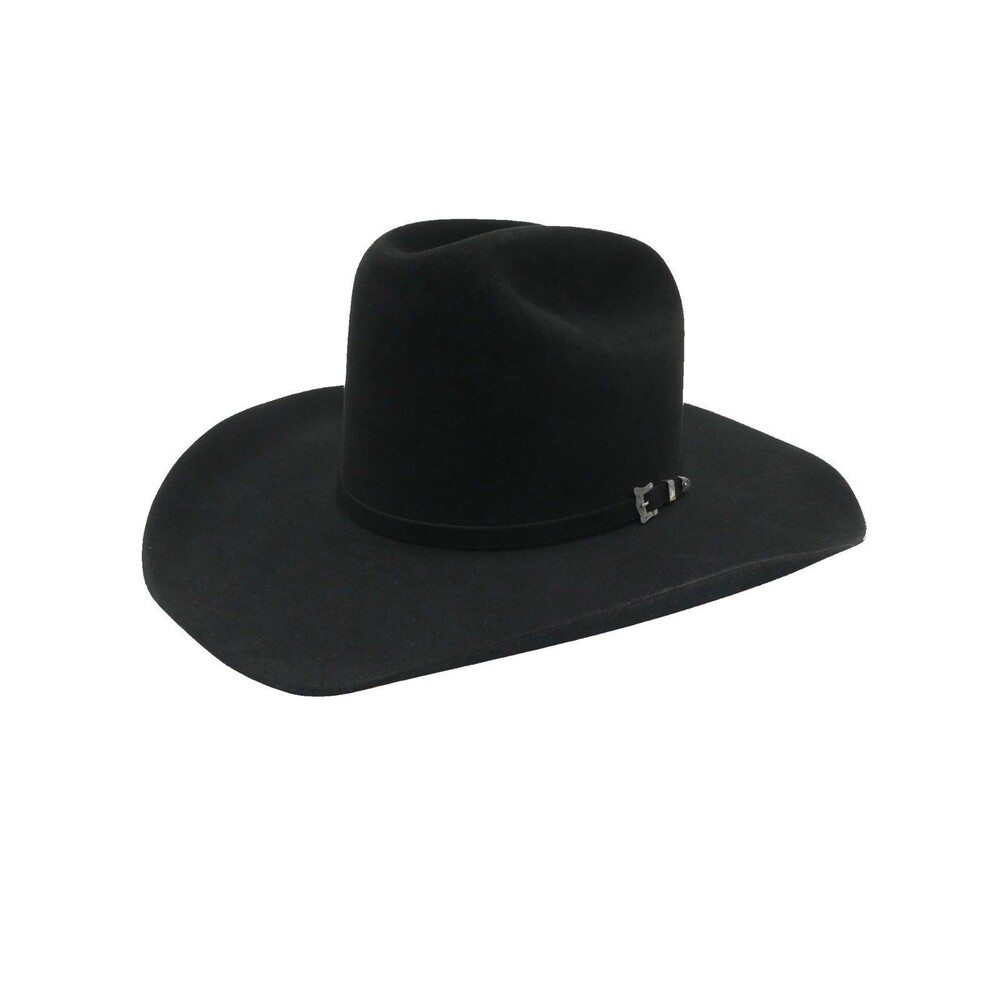 Resistol 20X Beaver Black Gold Cattleman Cowboy Hat 7 1/2 + Hard Case Excellent